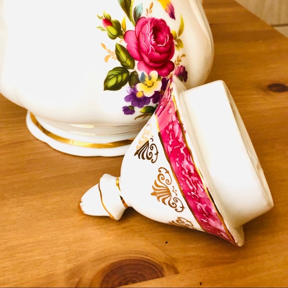 Large porcelain tea/coffee pot 24k gold details - Picture 5 of 8